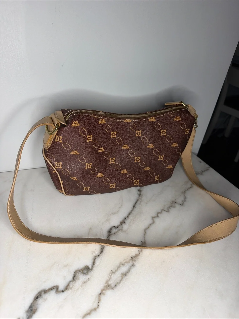 The Bridge Made in Italy monogram shoulder bag